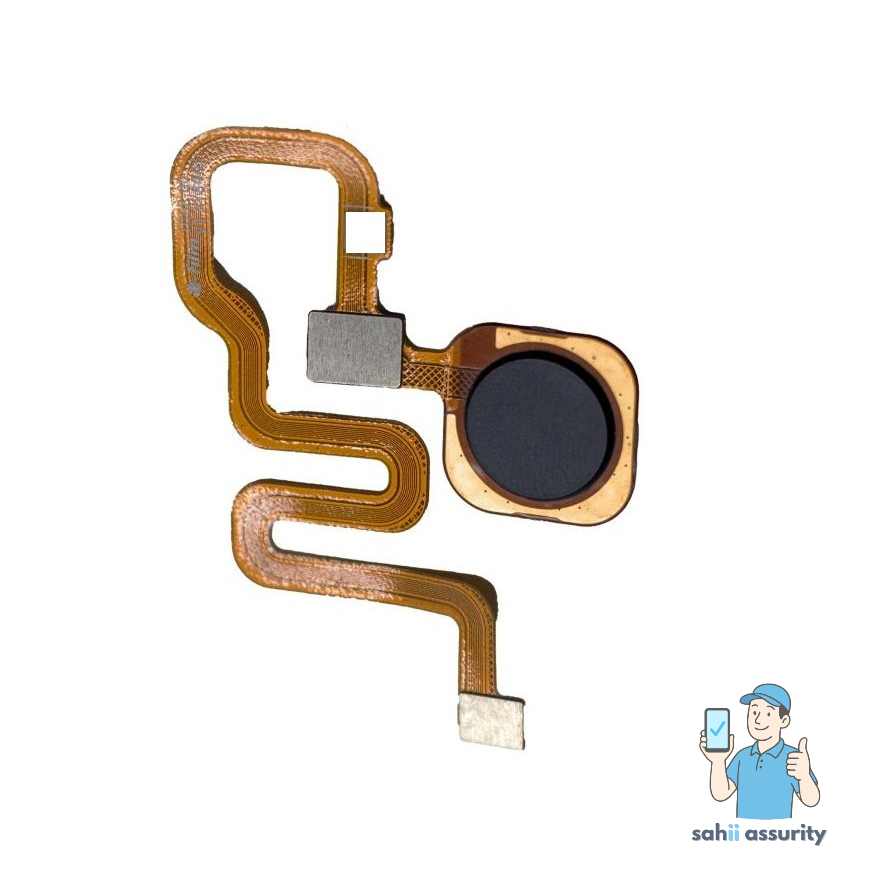 Fingerprint Sensor with Flex Cable for Xiaomi Redmi Note 6 Pro Black thumbnail